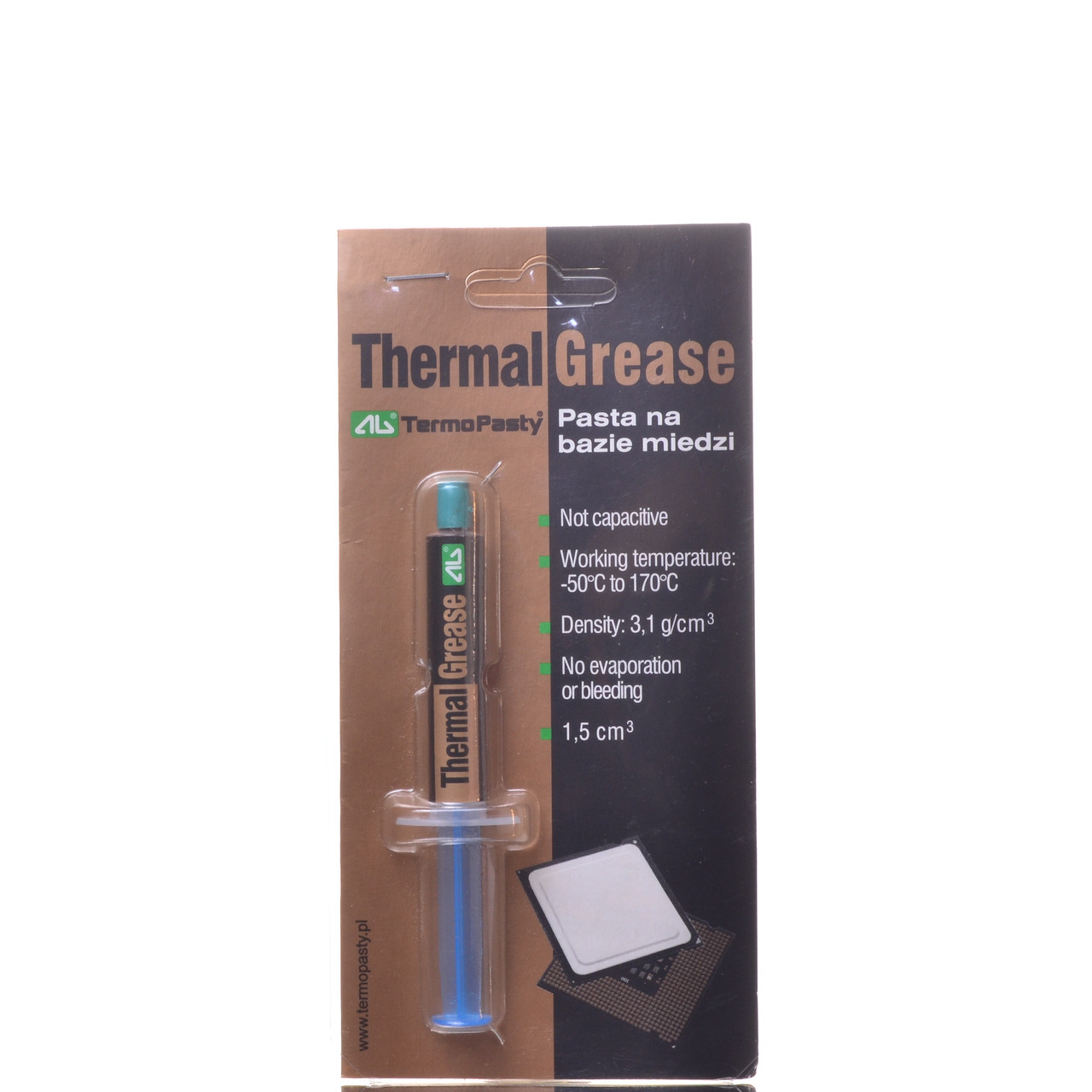 Термопаста теплопровідна на основі міді AG Termopasty AGT-060 1.5 мл