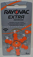 Батарейка Rayovac ZA13 (PR48) для слуховых аппаратов /6/60шт.