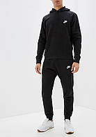 Спортивный костюм из двухнити черный Nike (Найк)