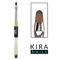 Кисти для геля KIRA Gel Oval 4 ( нейлон )