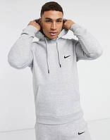 Мужской спортивный костюм с капюшоном серый Nike (Найк)