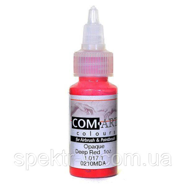 Фарба акрилова Com Art 10171 Opaque Deep Red глибока червона покривна, 28 мл