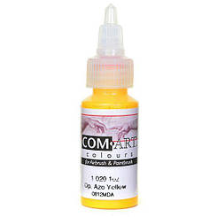 Фарба акрилова Com Art 10201 Opaque Azo Yellow темна жовта покривна, 28 мл