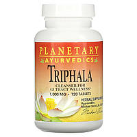 Трифала 1000 мг Planetary Herbals Ayurvedics Triphala для очищення ШКТ 120 таблеток