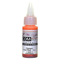 Фарба акрилова Com Art 10221 Opaque Indian Red індійська червона покривна, 28 мл