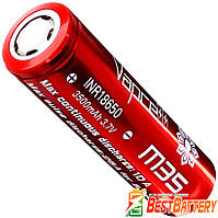 Аккумулятор 18650 VapCell M35 3500 mAh Li-Ion INR, 3.7В, 10А (25A), Red. Без защиты (аналог Sanyo 3500 GA).