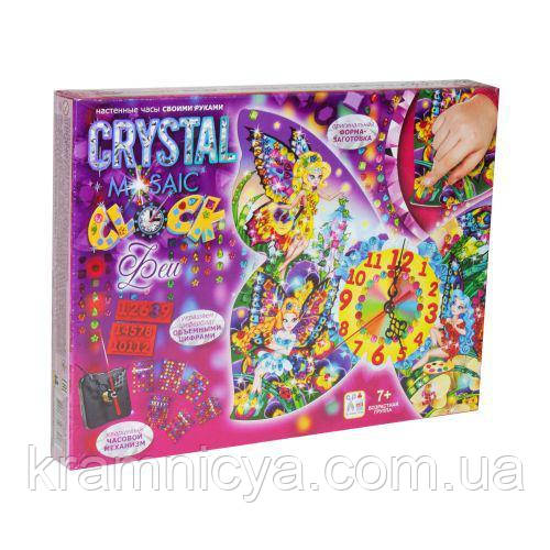 Набір для творчості Годинник Фея Crystal Mosaic Clock (СMС-01-01), фото 1
