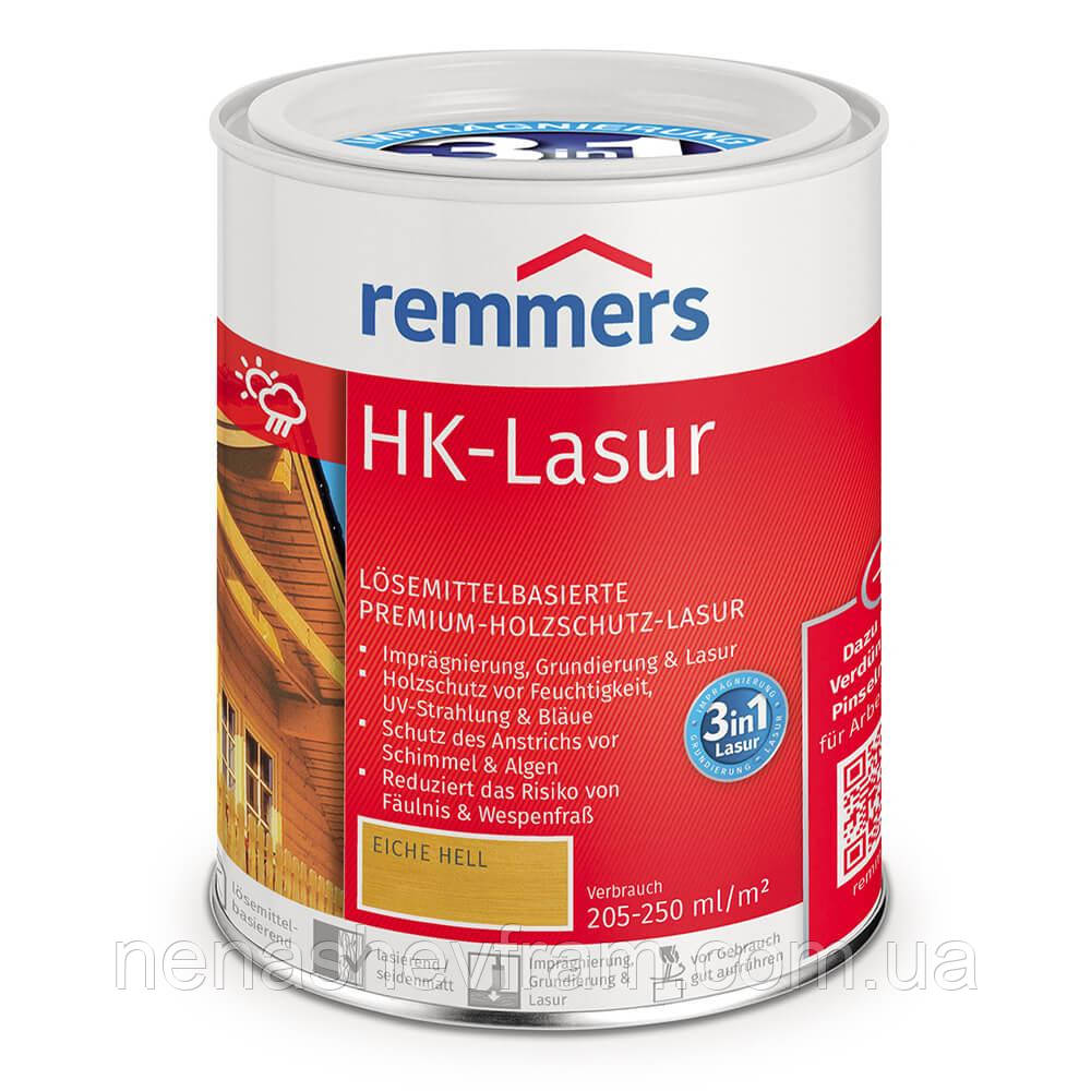 Лазур для дерев'яних будинків HK-Lasur Remmers (колір:eiche hell)