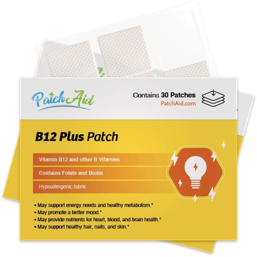Patch Aid B12 Energy Plus Vitamin / Патчі Б12 енергія плюс вітаміни 30 шт, фото 1