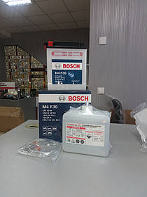 Мото акумулятор BOSCH M4 ЛЕВ [+] 12V 12AH 160A 134x81x160 Bosch 0092M4F300 (EB12A-A = YB12A-A)