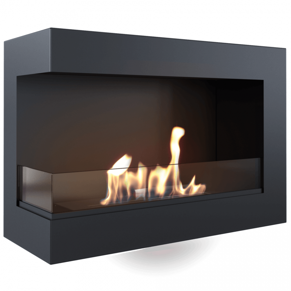 Біокамін кутовий Kratki DELTA 700 лівий з склом і з сертифікатом TUV