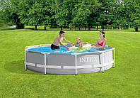 Круглый Каркасный Бассейн Prism Frame Pool Intex