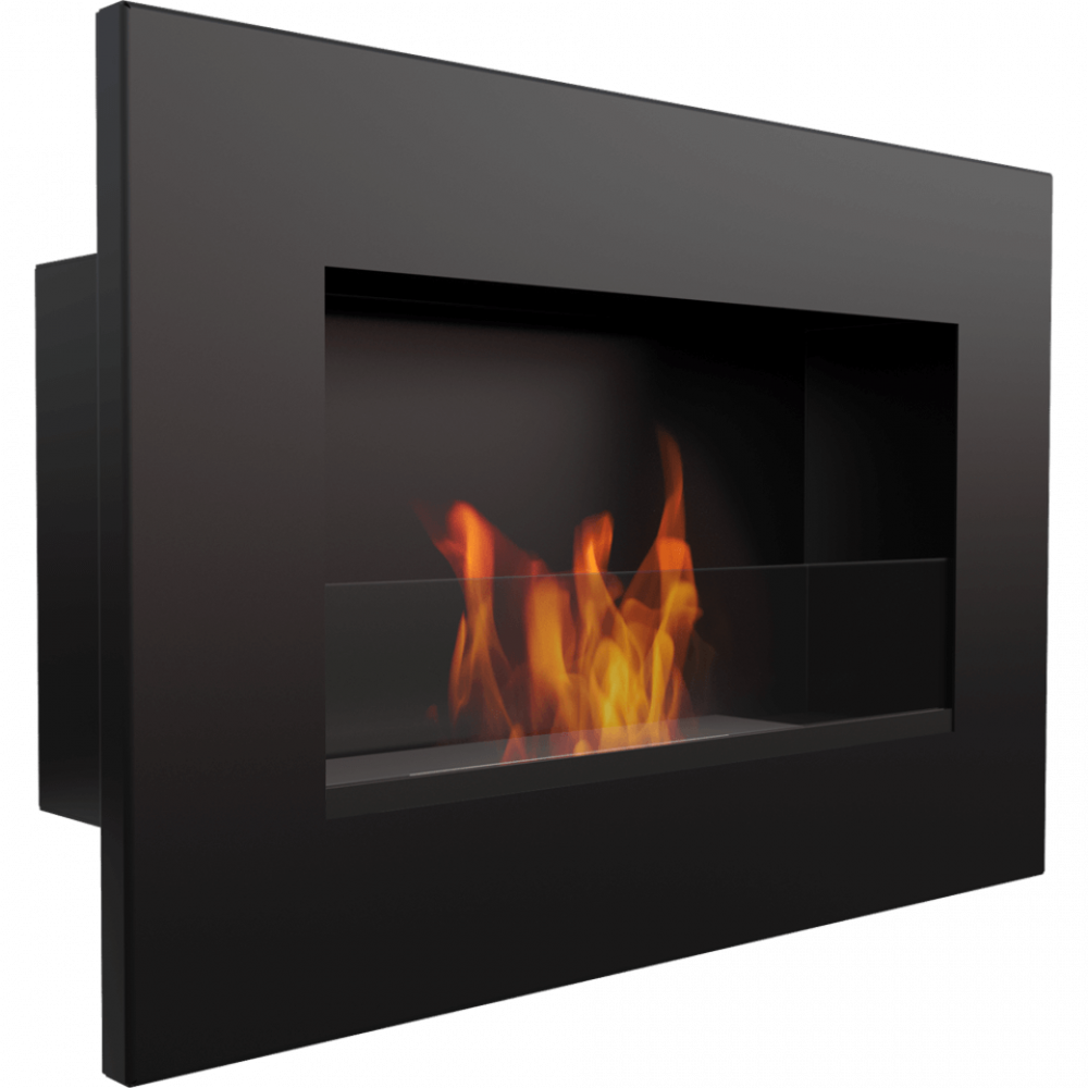 Біокамін Kratki GOLF чорний з склом і з сертифікатом TUV