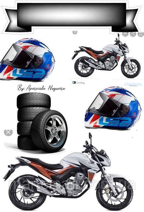 Мотоцикли 25 вафельна картинка для торта, фото 1