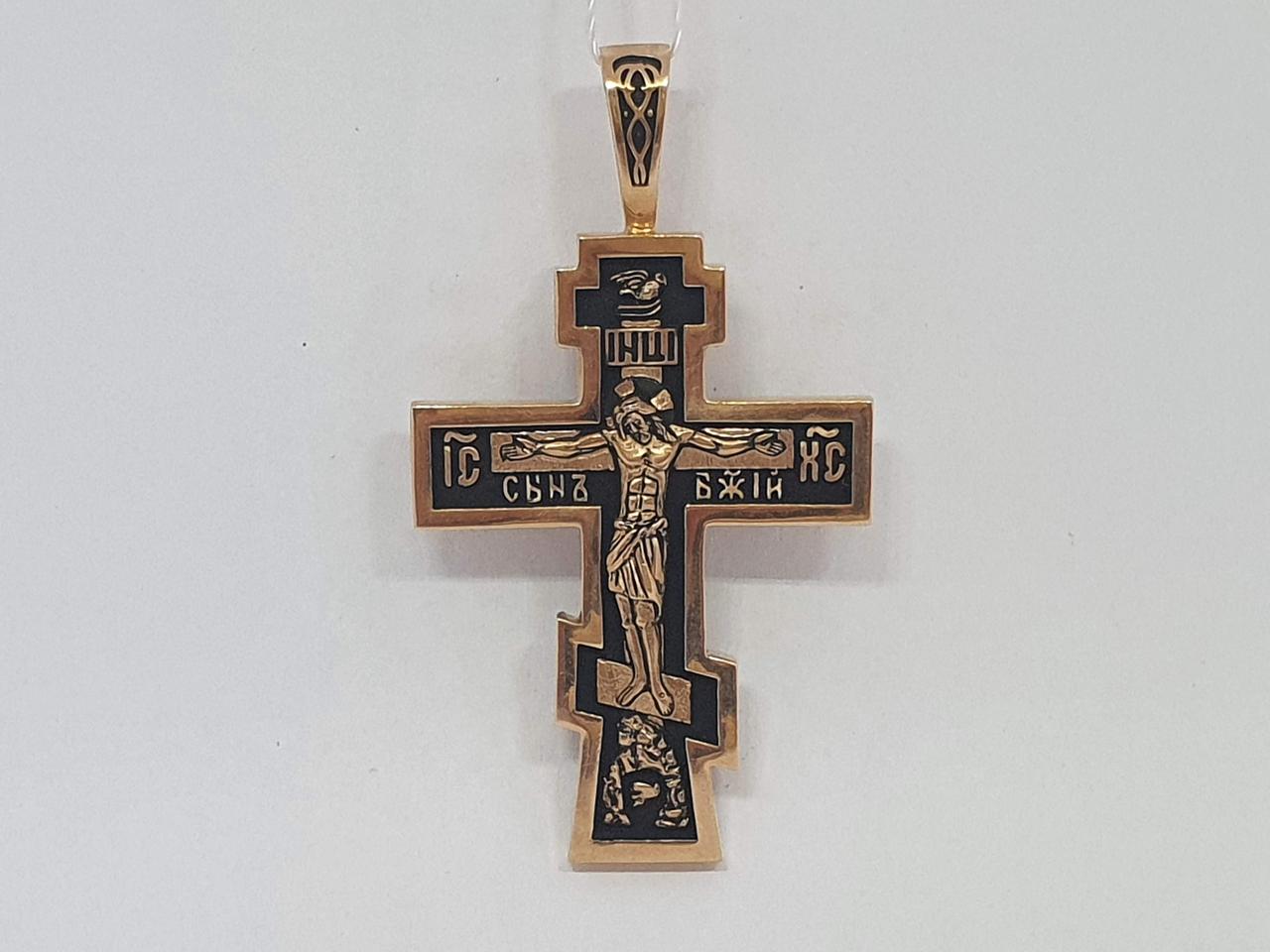 Золотий хрестик Розп'яття Христа.  31429-3/01/4
