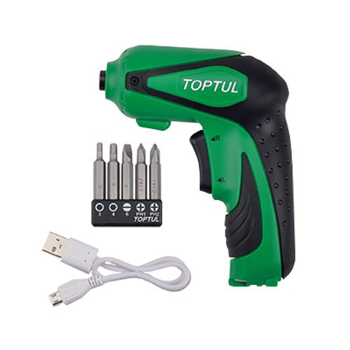Електровикрутка TOPTUL 1/4" 3.6 V 3Nm 350 од./хв KPDB0803