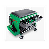 Стілець для автосервісу підкатний TOPTUL 350x260x240 мм 3 полиці JCA-350B, фото 2