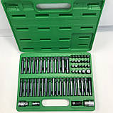 Професійний набір біт TORX, HEX, SPLINE, RIBE, SQ 60ед. TOPTUL GCAI6003, фото 3