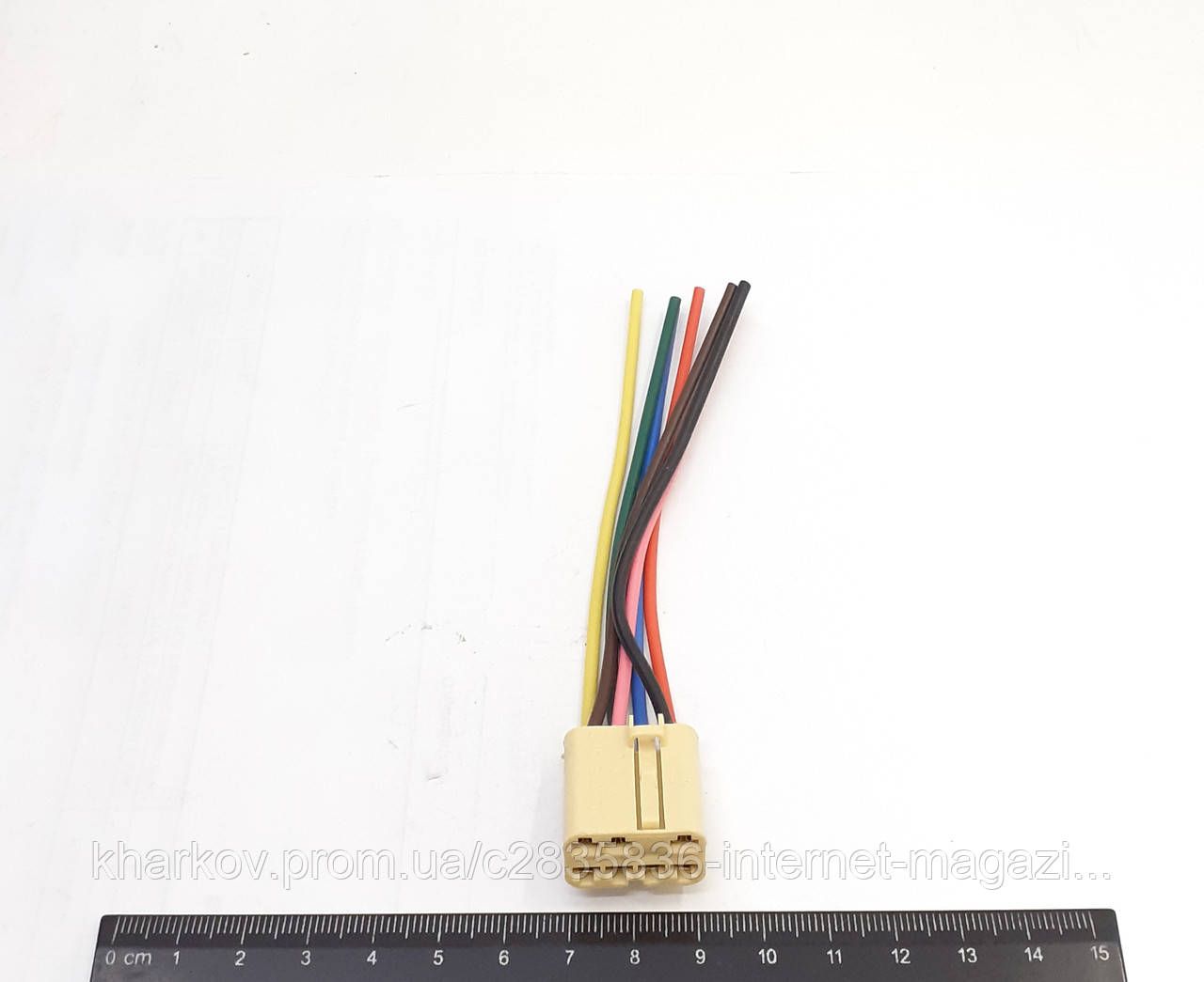 Роз'єм кнопки склопідіймача ваз 2108, фото 1