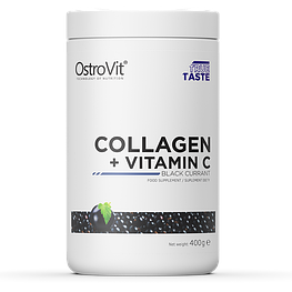 Collagen + Vitamin C OstroVit 400 г Чорна смородина