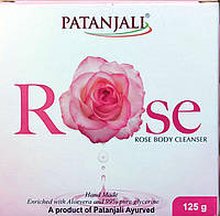 Мыло Роза Бьюти 125г. Патанджали, Rose body cleanser, Patanjali Ayurved, Аюрведа Здесь