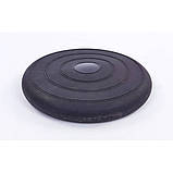 Подушка балансувальна (фітдиск, диск стабільності) для йоги, спорту та фітнесу OSPORT (MS 3164) Чорний, фото 2