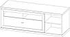 Підлогова сучасна стильна біла ТВ 1502 1Д1Ш тумба під телевізор у спальню, вітальню, зал Орегон Сокме, фото 2