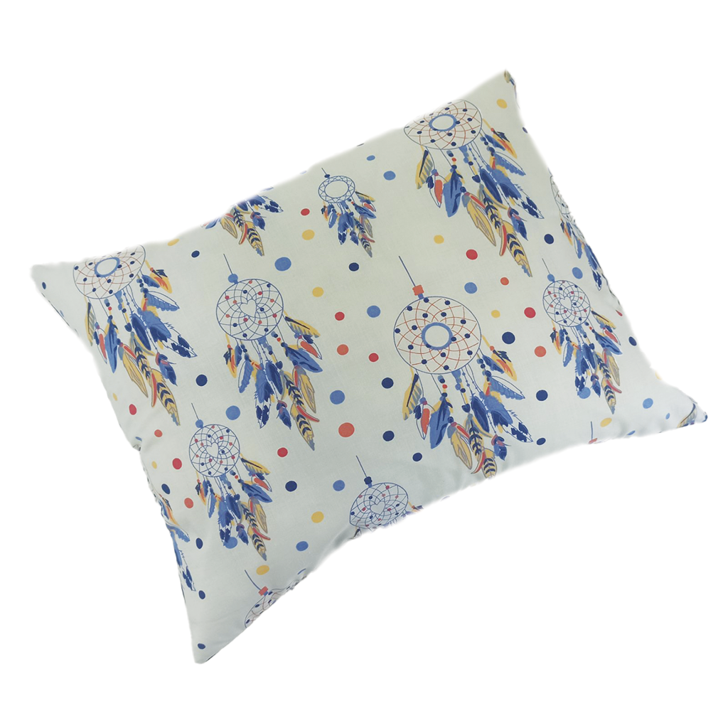Подушка, 45*35 см, (бавовна), (ловець снів на екрю (молочному)