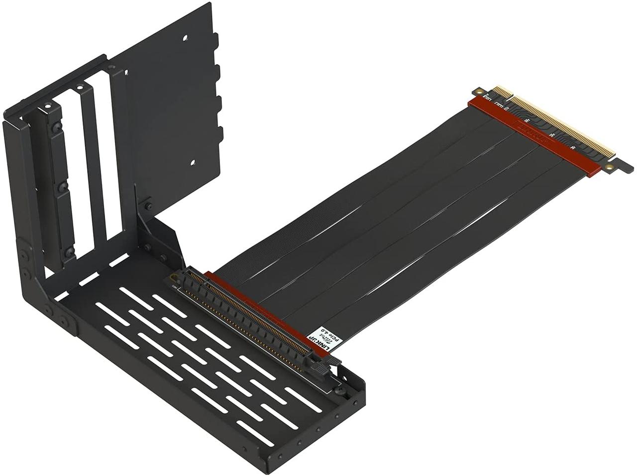 LINKUP Vertical GPU Mount Loop Bracket Graphic Card Holder with Ultra PCIe 4.0