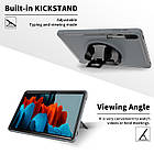 Чохол Rotating Belt Case для Samsung Galaxy Tab S7 Plus 12.4 T970 / T975 Grey, фото 4