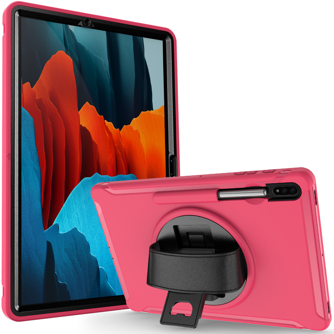 Чохол Rotating Belt Case для Samsung Galaxy Tab S7 Plus 12.4 T970 / T975 Rose