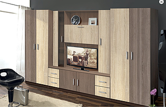 Вітальня Вікторія з ДСП дуб вінтаж/ дуб вінтаж ,дуб сонома Модерн