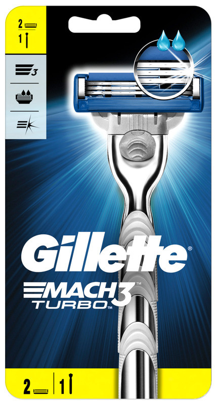 Станок Gillette Mach3 Turbo 1 картридж Original 01247