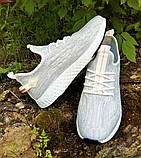 Кросівки текстильні літні колір світло-сірий меланж р. 41, 42, фото 5