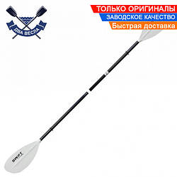 Двосекційне весло для байдарки 230 см Swift-2 байдаркове весло для каяка шафт дюралюміній, Франція