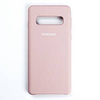 Silicone Case Premium на Samsung S10 Pink Sand
