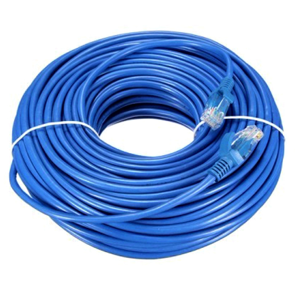 Патч-корд LAN 50 метров CAT 5 UTP Сетевой кабель для интернета витая пара Ethernet - фото 2 - id-p1333395749