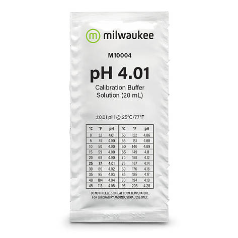 Калібрувальний розчин Milwaukee pH 4.01 - 20 мл, фото 1