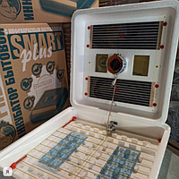 Автоматический инкубатор Рябушка Смарт турбо 120 яиц цифровой Домашний инкубатор для яиц