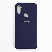 Чохол Silicone Case для Samsung Galaxy A11 / M11 Dark Blue