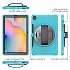 Чохол Rotating Belt Case для Samsung Galaxy Tab S6 Lite 10.4 P610 / P615 Light Blue, фото 2