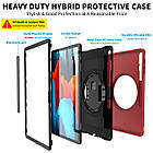 Чохол Rotating Belt Case для Samsung Galaxy Tab S7 Plus 12.4 T970 / T975 Red, фото 5