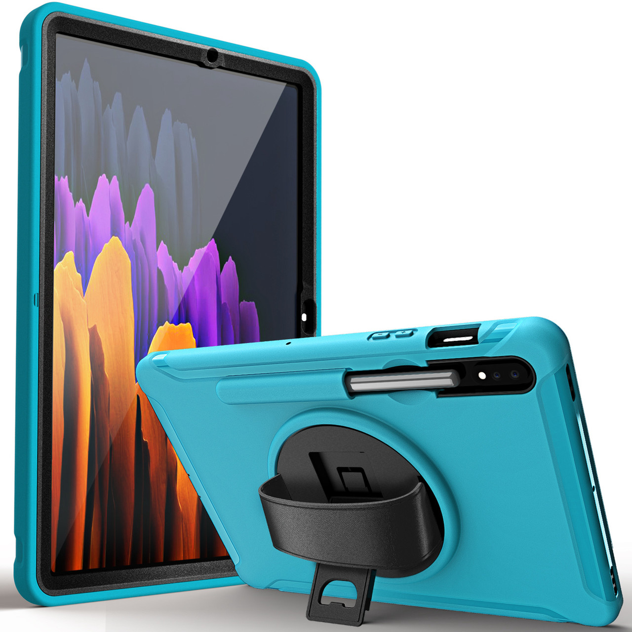 Чохол Rotating Belt Case для Samsung Galaxy Tab S7 11.0 T870 / T875 Light Blue