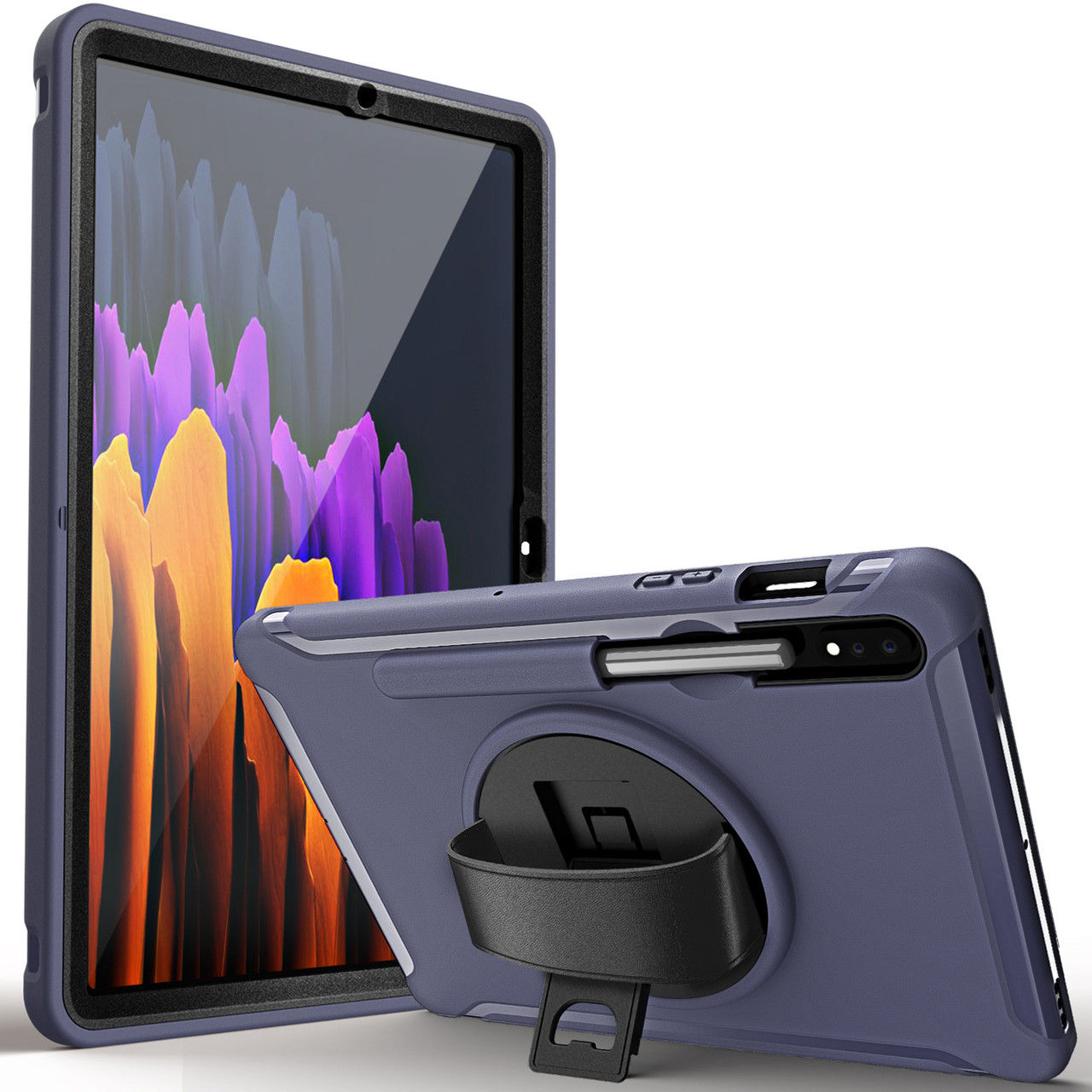 Чохол Rotating Belt Case для Samsung Galaxy Tab S7 11.0 T870 / T875 Dark Blue
