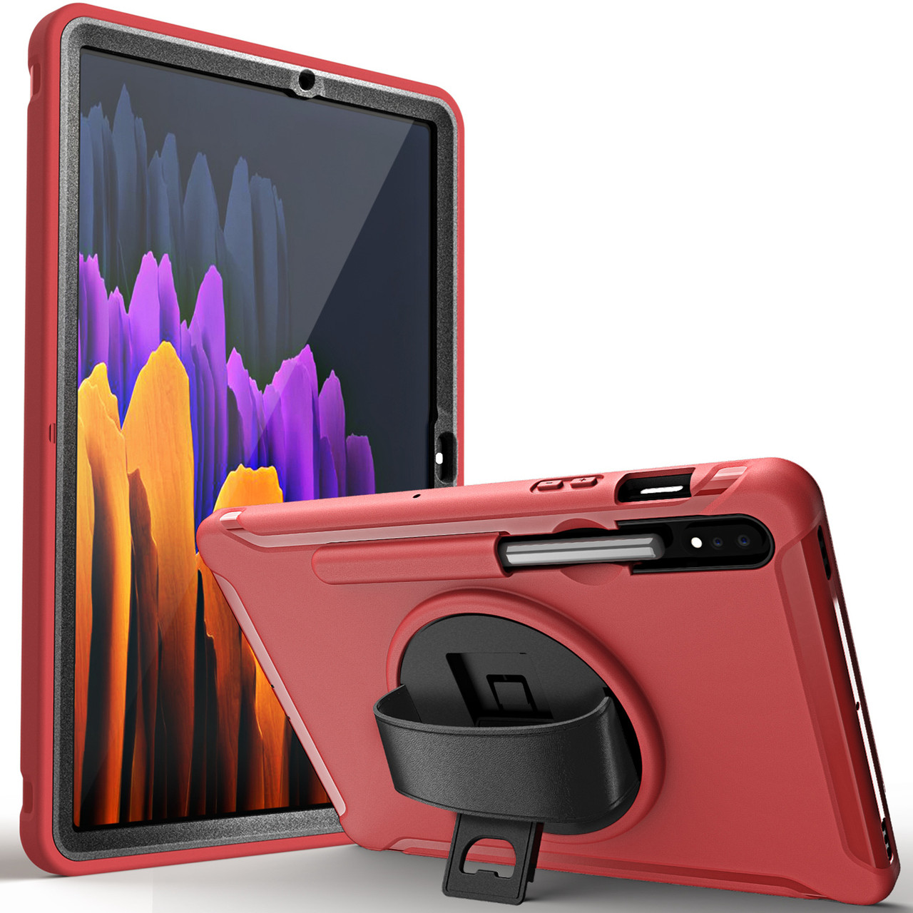 Чохол Rotating Belt Case для Samsung Galaxy Tab S7 11.0 T870 / T875 Red
