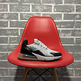 Чоловічі кросівки Nike Air Max 270 Teal White, чорно-білі кросівки найк аір макс 270 аїр, фото 7