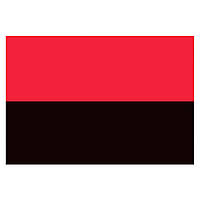 Флаг ОУН-УПА , прапор ОУН-УПА , поліестер , 150×100 см.