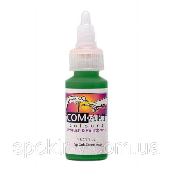 Фарба акрилова Com Art 10411 Opaque Cobalt Green Hue кобальт зелений покривний, 28 мл