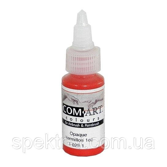 Фарба акрилова Com Art 10291 Opaque Vermillion кіноварь покривна, 28 мл, фото 1