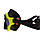 Набір для плавання маска з трубкою Zelart M208-SN120-SIL жовтий-чорний, фото 2